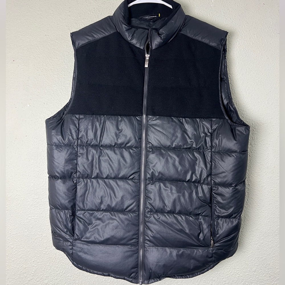 Under Armour Fleece Men's Black Fluffy Vest XL